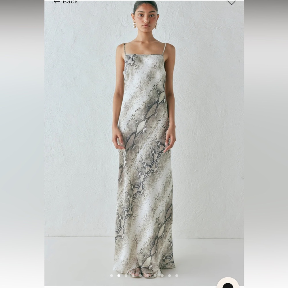 VRG GRL EMA MAXI DRESS SNAKE